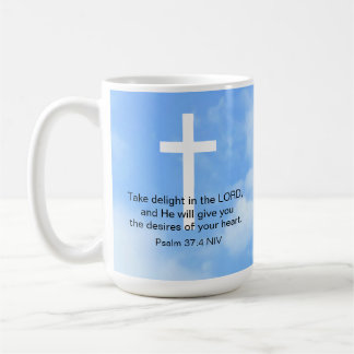 Mug Photo de Blue Sky Success Bible Verse Christian
