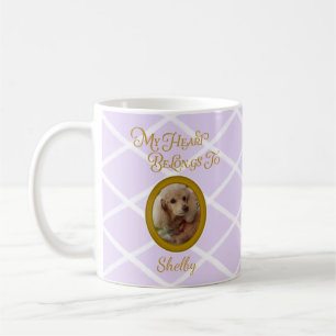 Mug Photo de Caniche Personnalisé   Maman Caniche Lava