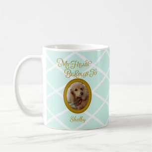 Mug Photo de Caniche Personnalisé   Mon Cœur Appartien