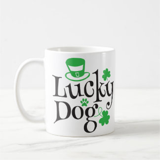 Mug Photo de chien chanceux personnalisé