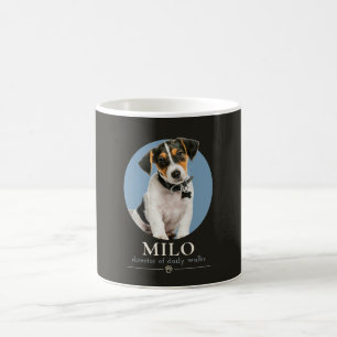 Mug Photo de chien drôle personnalisé & nom