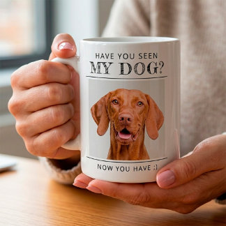 Mug Photo de chien personnalisée drôle