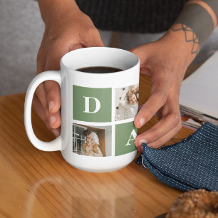 Mug Photo de collection moderne et cadeau de Fête des 