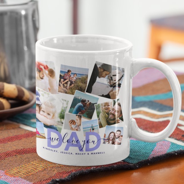 Mug Photo de collection Papa : 'We Love You' (Créateur téléchargé)
