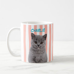 Mug Photo de compagnie animale personnalisée Chat mama
