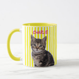 Mug Photo de compagnie personnalisée Chat Chien Propri