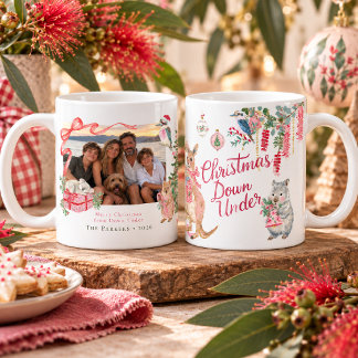 Mug Photo de famille personnalisé Noël en Australie