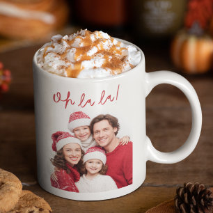 Mug Photo de Famille Personnalisé Oh La La