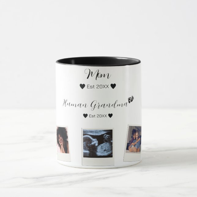 Mug Photo de famille personnalisée (Centre)