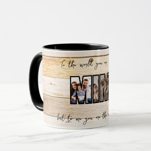 Mug Photo de famille personnalisée (Devant gauche)