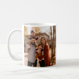 Mug Photo de famille personnalisée à deux côtés