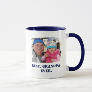 Mug Photo de famille personnalisée Abuelo Nonno Meille