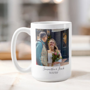 Mug Photo de Fiançailles Mariage personnalisé