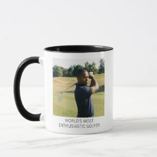 Mug Photo de golf amusant Papa golfeur enthousiaste pe
