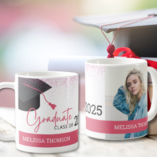 Mug Photo de graduation de blanc simple moderne