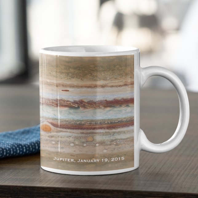 Mug Photo de gros plan de Jupiter Red Spot (Créateur téléchargé)