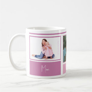 Mug Photo de la famille rose