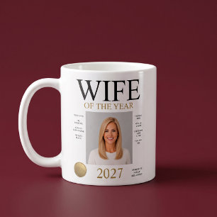 Mug Photo de la femme de l'année