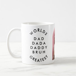 Mug photo de la fête des pères moderne "WORLDS GREATES