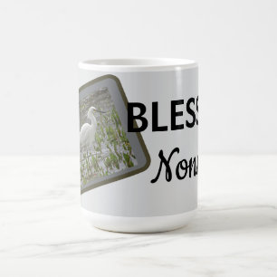 Mug Photo de la nature de l'aigrette blanche bénie Non