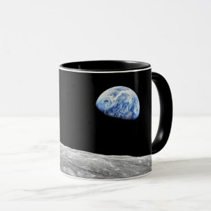 Mug Photo de la Terre vue de la Lune en orbite lunaire