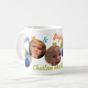 Mug Photo de l'ornement de Noël