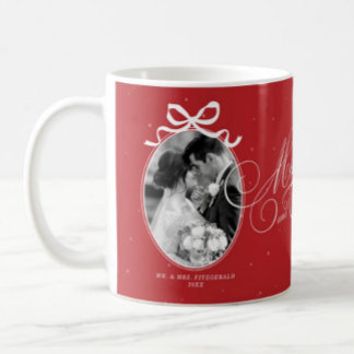 Mug Photo de M. et Mme Elegant Script