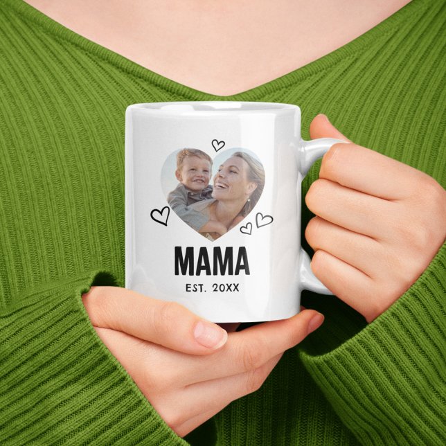 Mug Photo de Mama Heart (Créateur téléchargé)