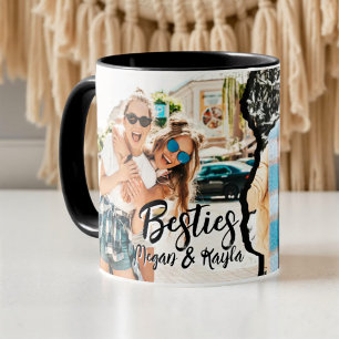 Mug Photo de meilleures amies grunge cool moderne BFF