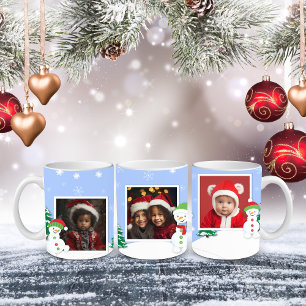Mug photo de Noël personnalisable, 11 oz