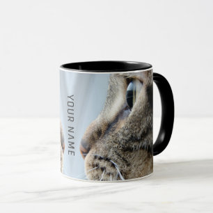 Mug Photo de profil de visage de chat