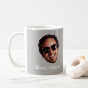 Mug Photo de visage personnalisée amusante
