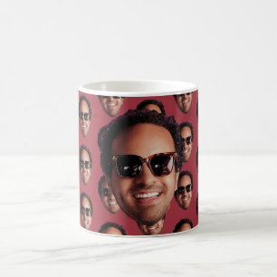 Mug Photo de visage personnalisée amusante
