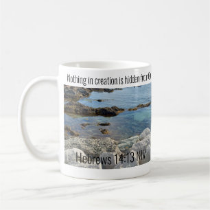 Mug Photo des versets de la Bible Océanique Translucid