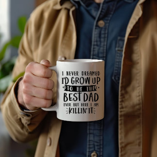 Mug Photo drôle personnalisé Meilleur Papa Ever