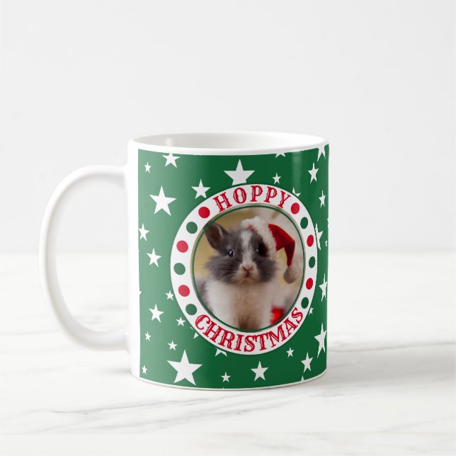 Mug Photo du festival vert de Noël du propriétaire du  (Gauche)
