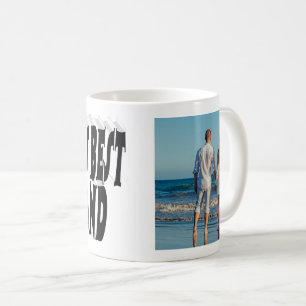 Mug Photo du mari avec texte noir