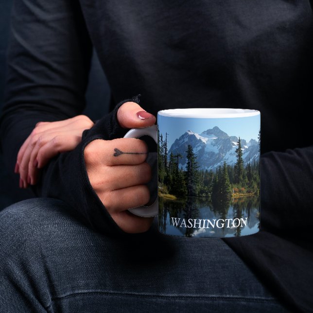 Mug Photo du Mont Shuksan dans l'État de Washington (In Situ Held)