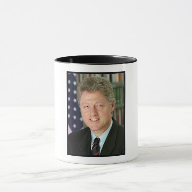 Mug Photo du président Bill Clinton à la Maison Blanch (Centre)