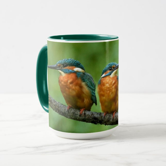 Mug Photo d'un martin pêcheur (Devant gauche)