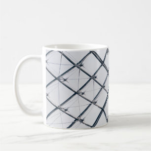 Mug Photo en angle bas du cadre en métal gris