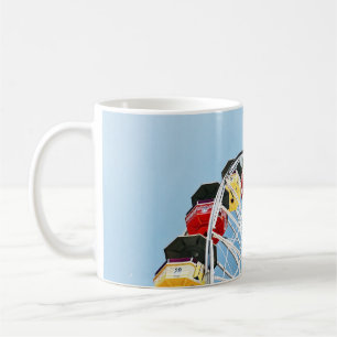 Mug Photo en grand angle de la roue blanche Ferris dan