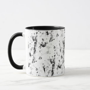 Mug photo en noir et blanc d'une photo en noir et blan