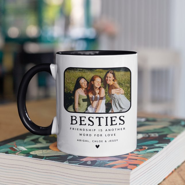 Mug Photo et devis personnalisés de Cute BESTIE (Créateur téléchargé)