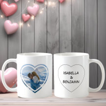 Photo et noms personnalisés de la Saint-Valentin