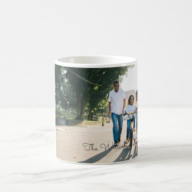Mug Photo et texte personnalisés (Centre)