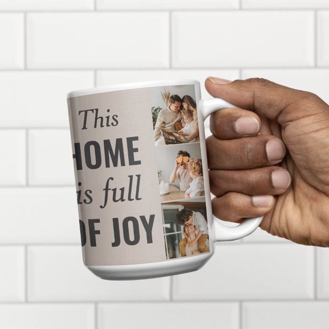 Mug Photo Famille Couple Moderne & Citation Famille (Créateur téléchargé)