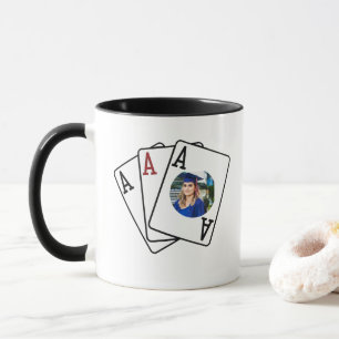 Mug Photo Graduation - Trois Aces Alumni Idée Cade