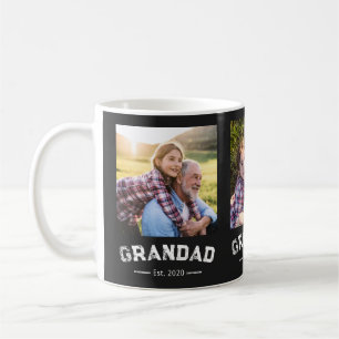 Mug Photo Grand-Père Établit Gras Noir 3