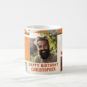 Mug Photo Homme 40 ans Couleurs Modernes 003